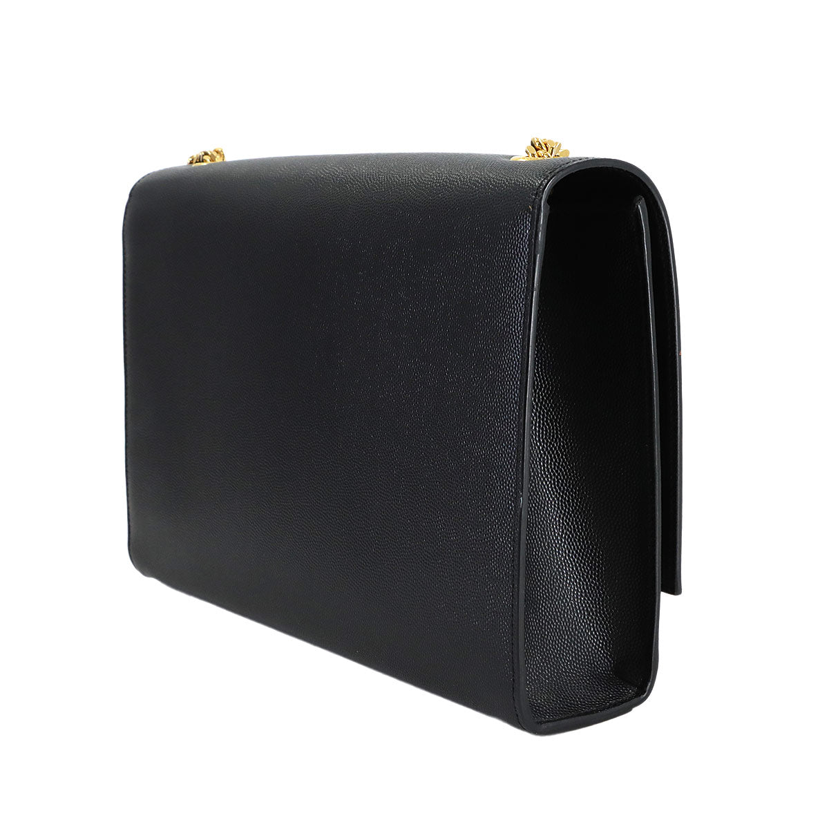 Kate Large Chain Shoulder Bag Leather Black 446752