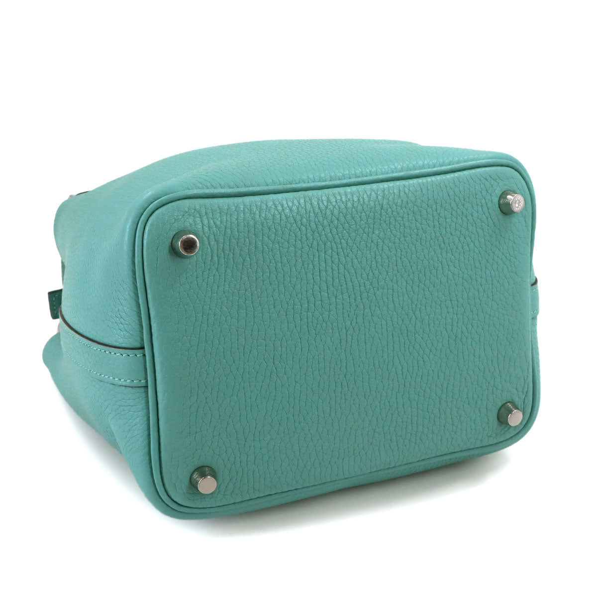 Picotin Lock PM Hand Bag Taurillon Clemence Blue Saint Cyr