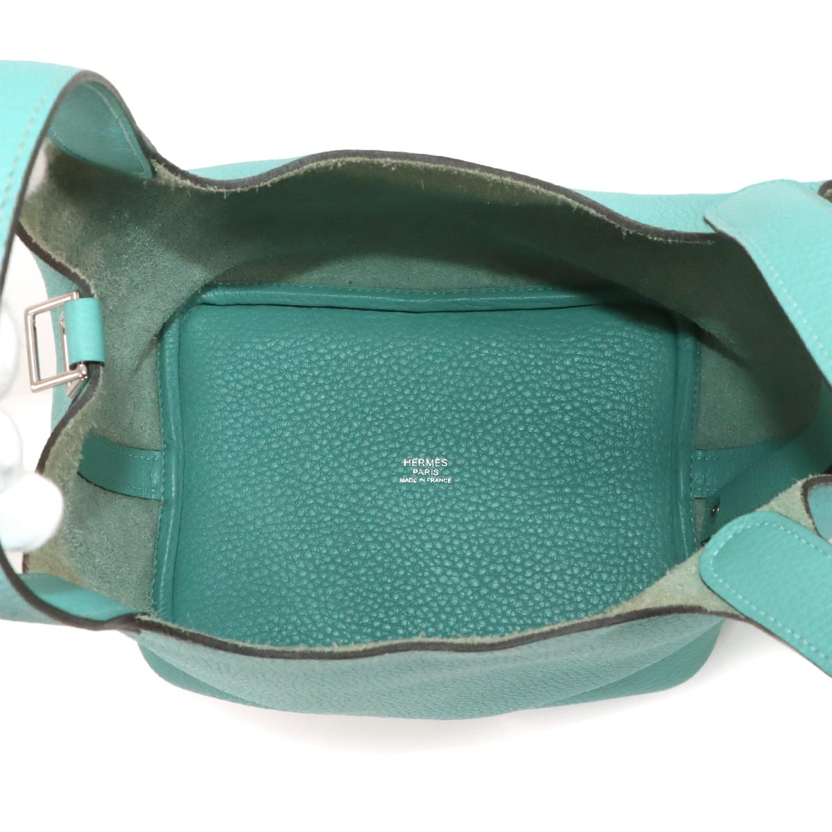 Picotin Lock PM Hand Bag Taurillon Clemence Blue Saint Cyr