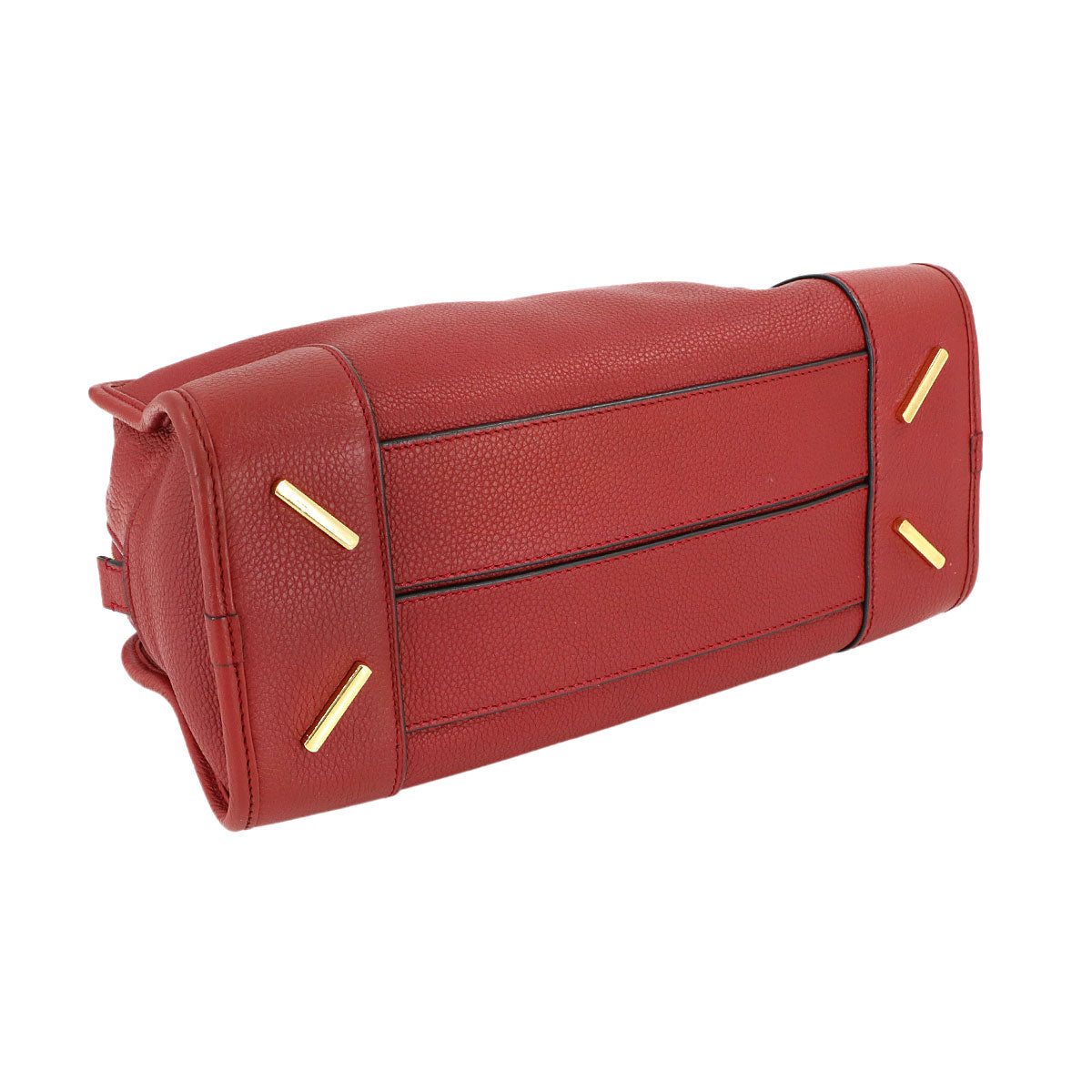 Amazona 28 Hand Shoulder Bag Leather Red Anagram Purse