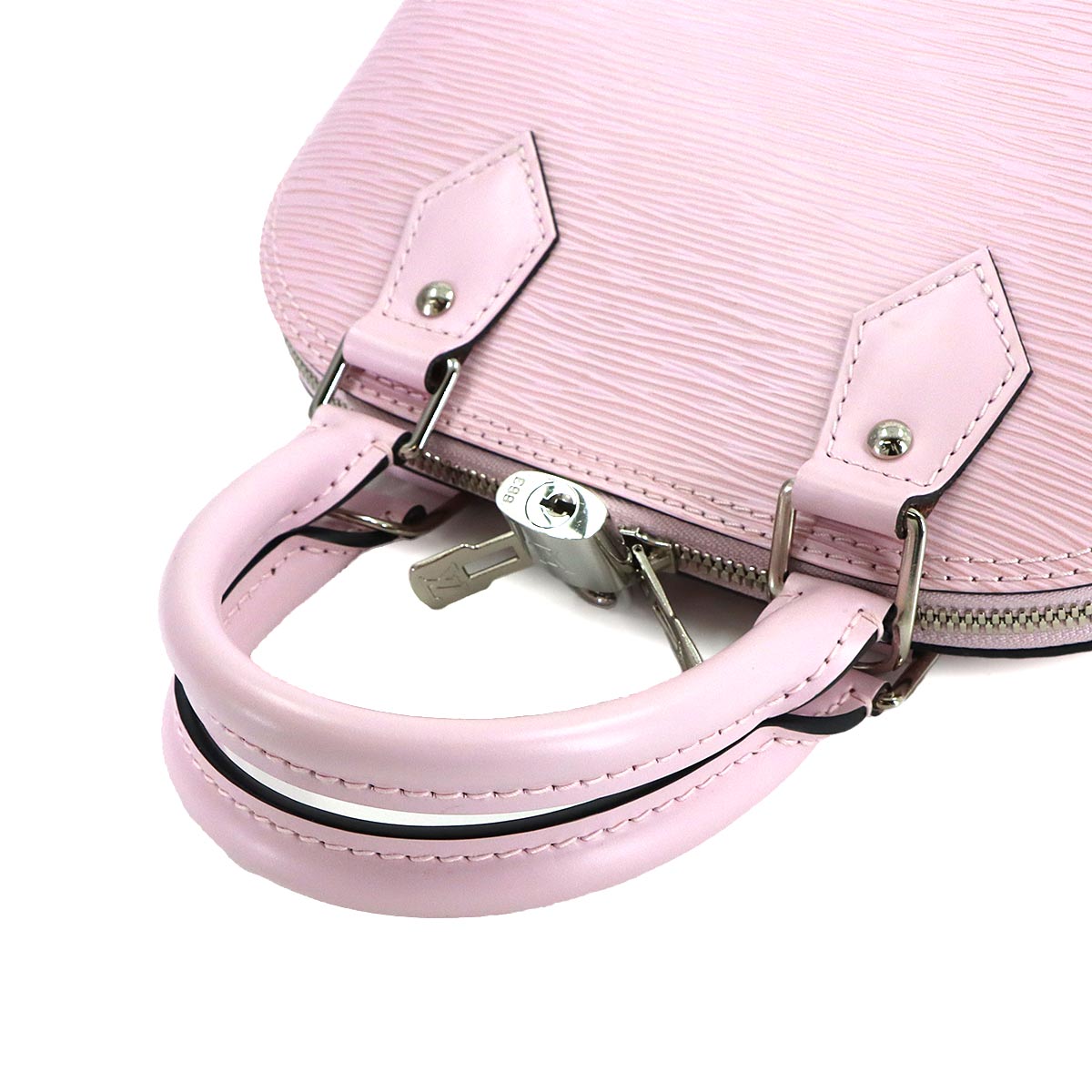 Epi Alma BB 2way Hand Shoulder Bag Leather Pink M59786
