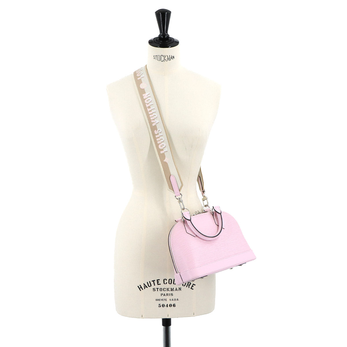 Epi Alma BB 2way Hand Shoulder Bag Leather Pink M59786
