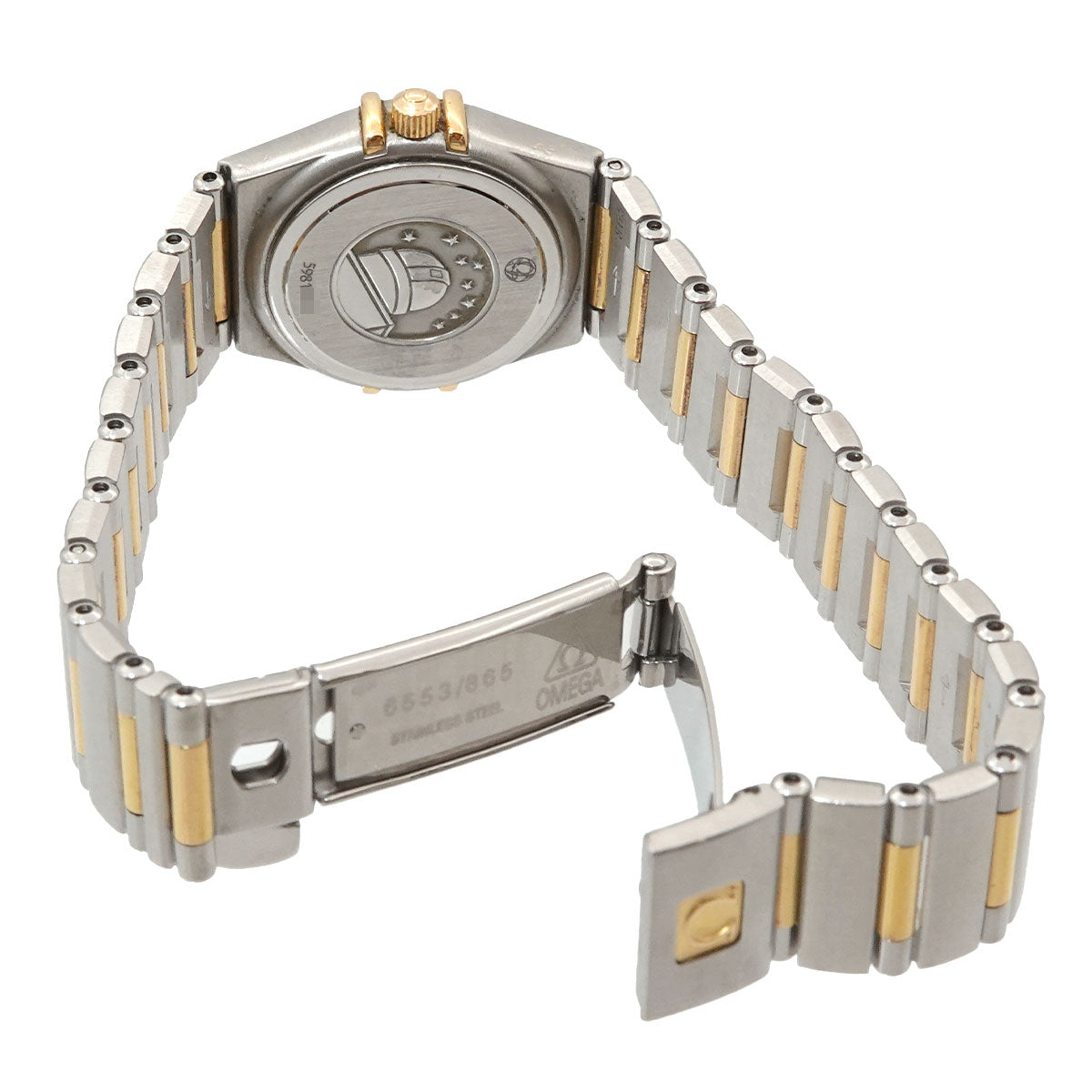 Constellation Mini Iris 1360.79 PG Diamond White Shell Dial