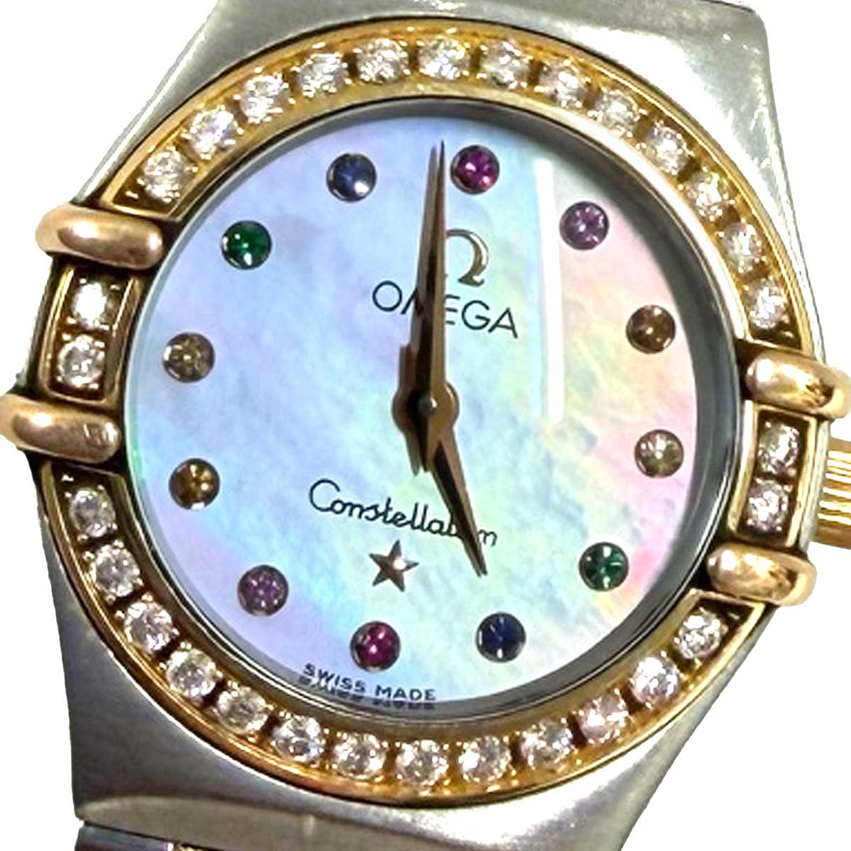 Constellation Mini Iris 1360.79 PG Diamond White Shell Dial