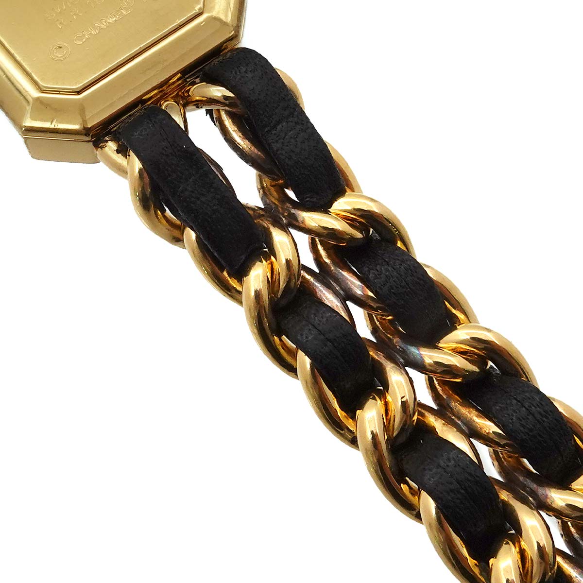 Premiere Size L H0001 Vintage Quartz Black Dial Ladies Watch