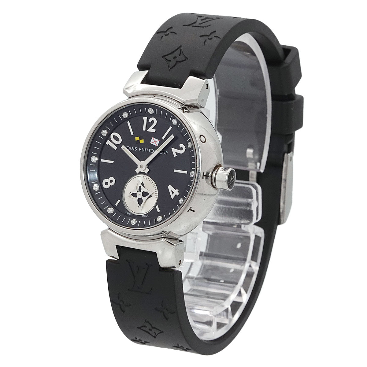 Tambour Lovely Cup PM Q12M1 Diamond Black Dial