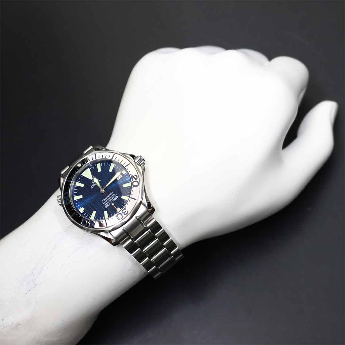 Seamaster Professional 300 2255 80 Mens Watch Date Blue Dial
