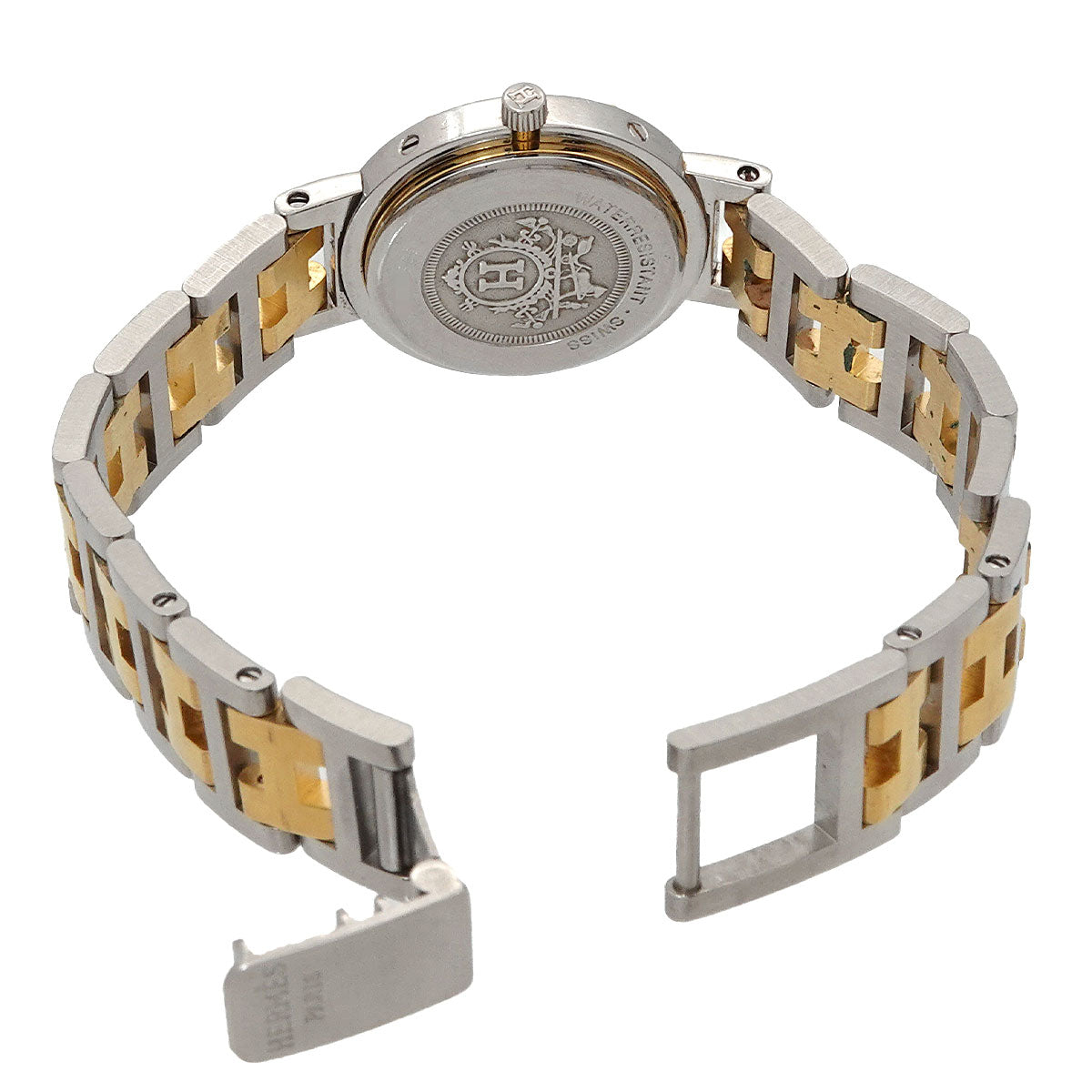 Clipper Quartz Date White Dial Ladies Watch