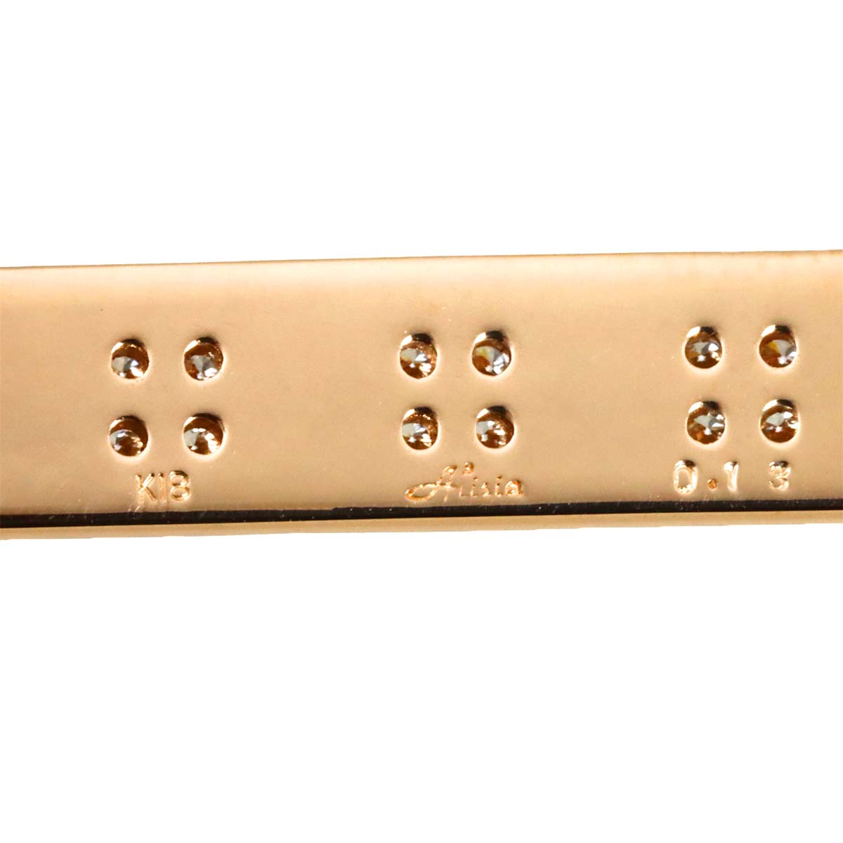 Diamond 0.13ct Necklace 18K Pink Gold 750