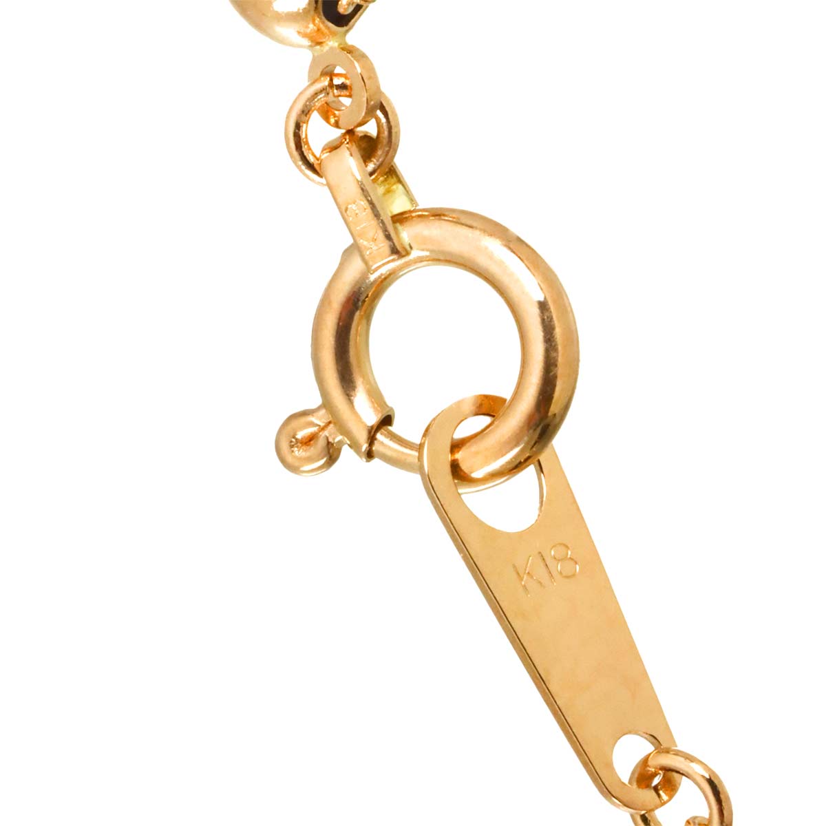 Diamond 0.13ct Necklace 18K Pink Gold 750