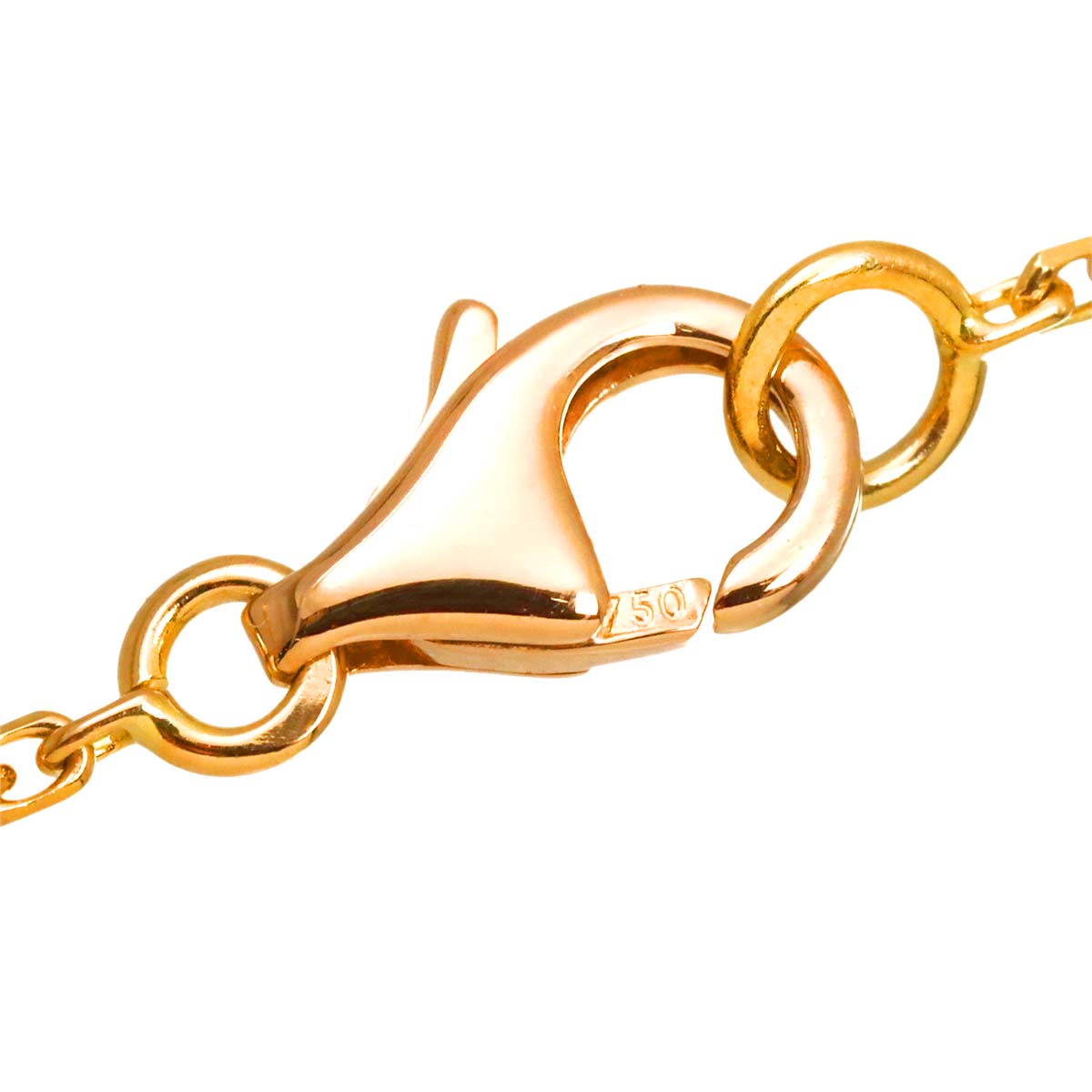 Vintage Alhambra PinkSable Diamond Necklace 18K PG 750