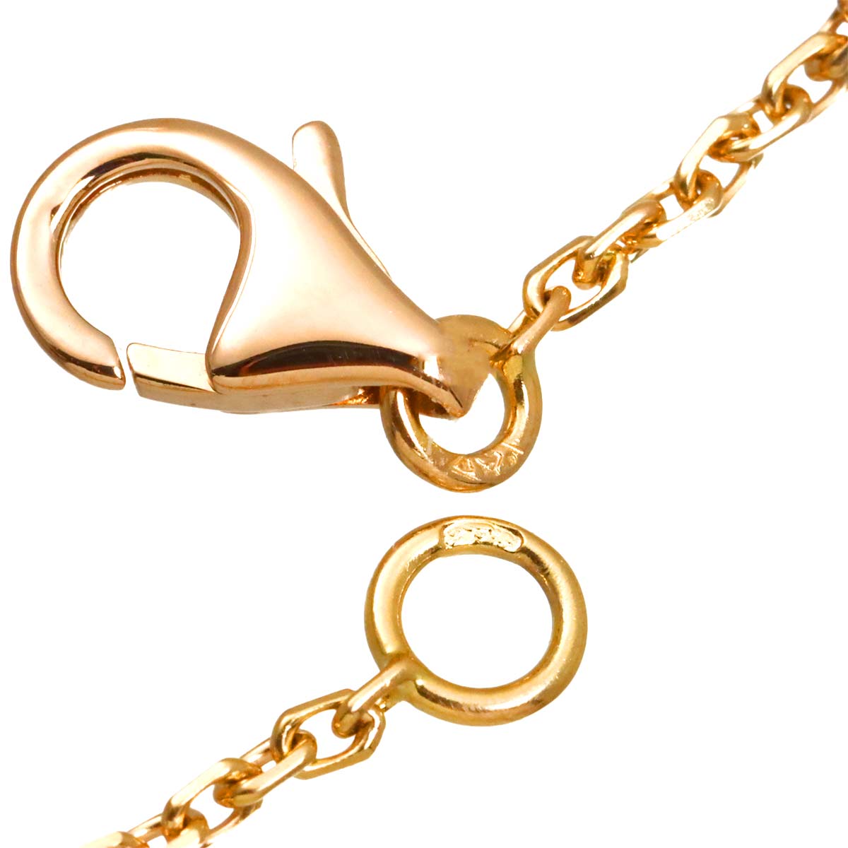 Vintage Alhambra PinkSable Diamond Necklace 18K PG 750