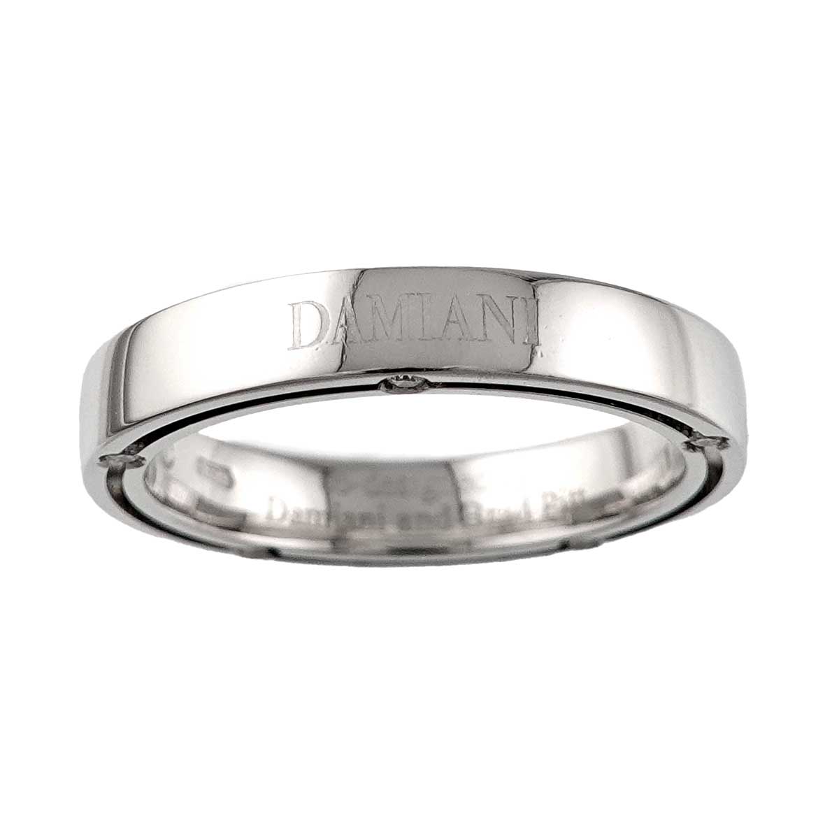 D-SIDE Diamond 10P Ring 18K White Gold 750 size7.5(US)