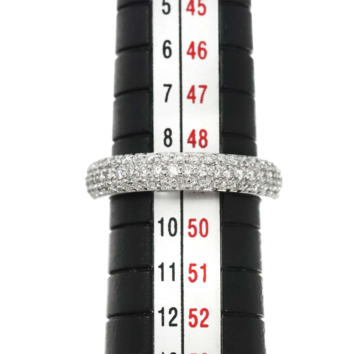 Diamond 1.28ct Ring 18K WG 750 Size4.75-5(US)