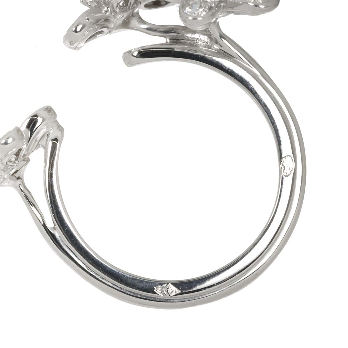 Socrates Diamond Ring 18K WG 750 size49 4.75-5(US)