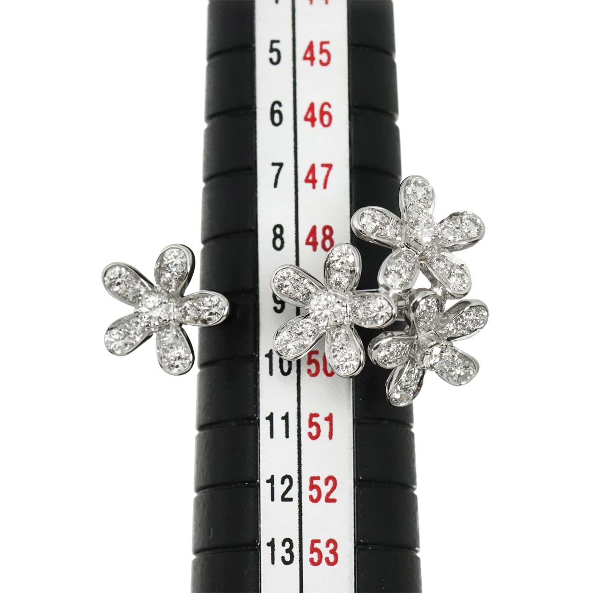 Socrates Diamond Ring 18K WG 750 size49 4.75-5(US)
