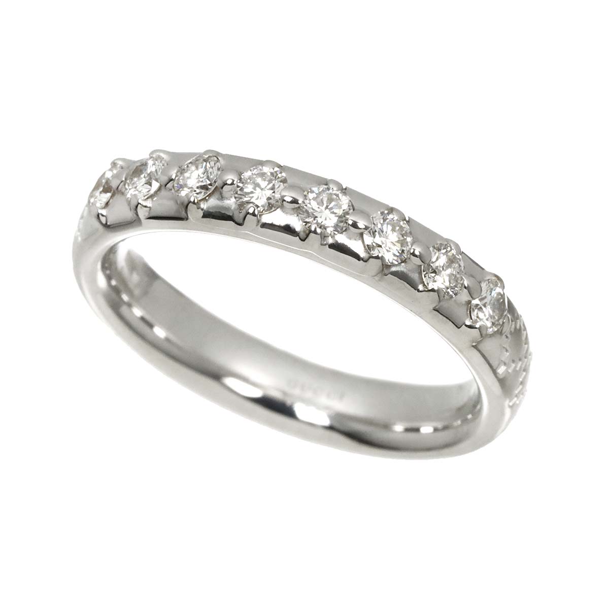 Diamantissima Diamond Ring 18K WG 750 Size8 4.5(US)
