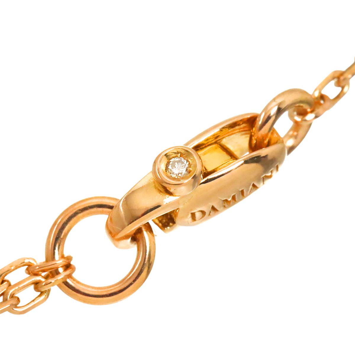 METROPOLITAN DREAM Cross Diamond Necklace 18K PG 750