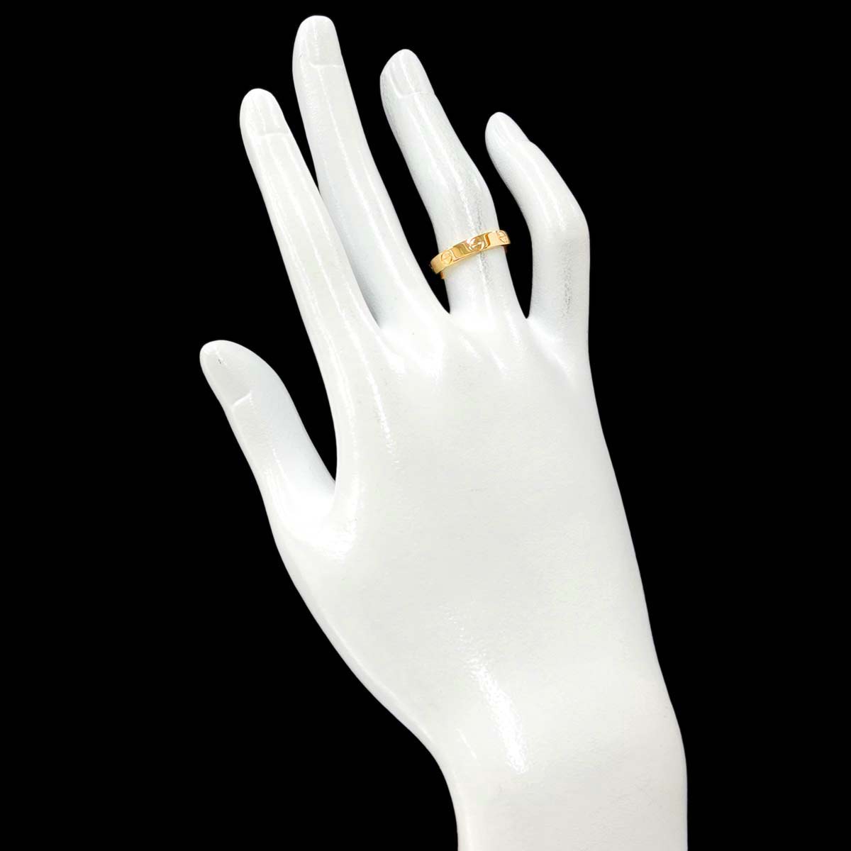 Mini Love Ring 18K Yellow Gold 750 size52 6(US)