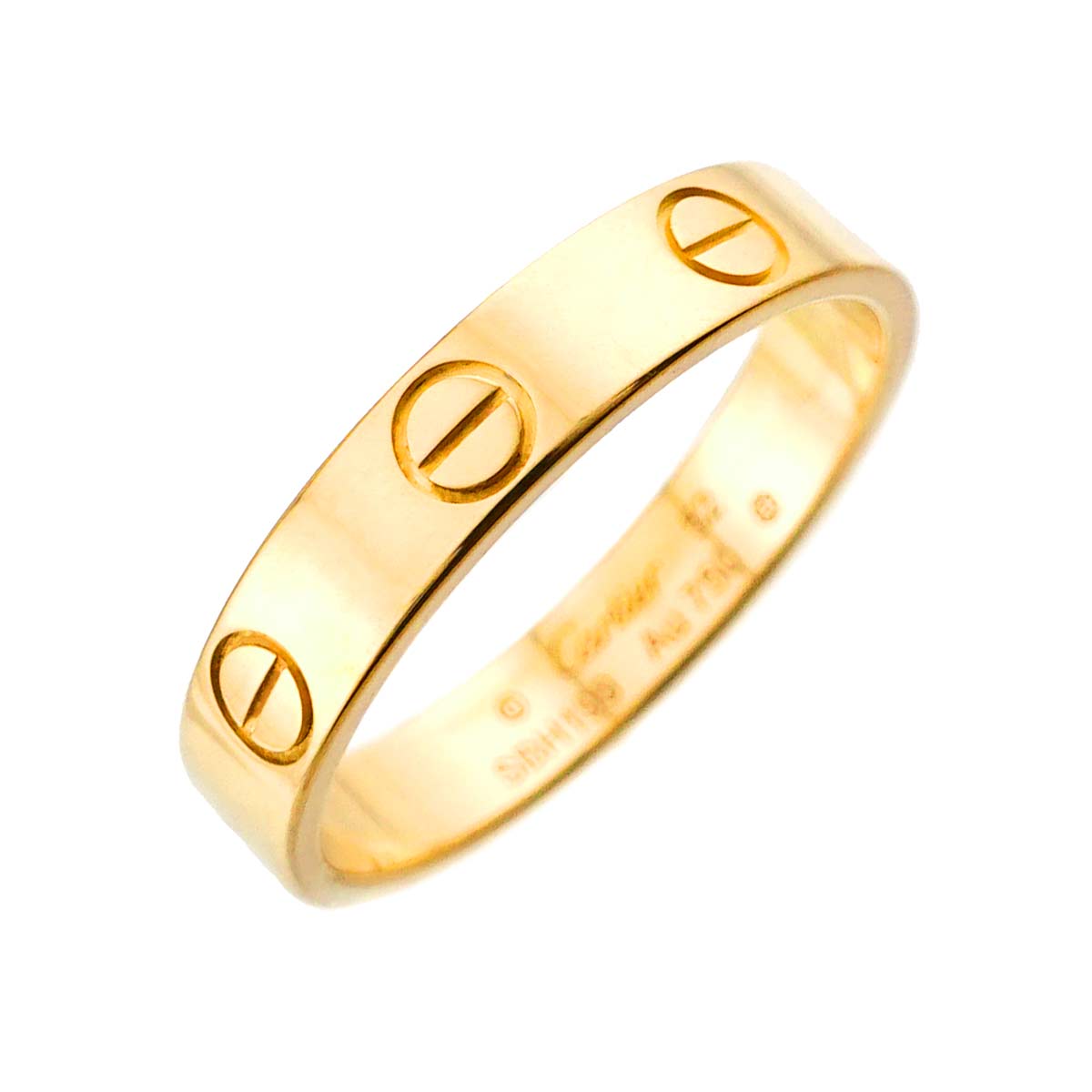 Mini Love Ring 18K Yellow Gold 750 size52 6(US)