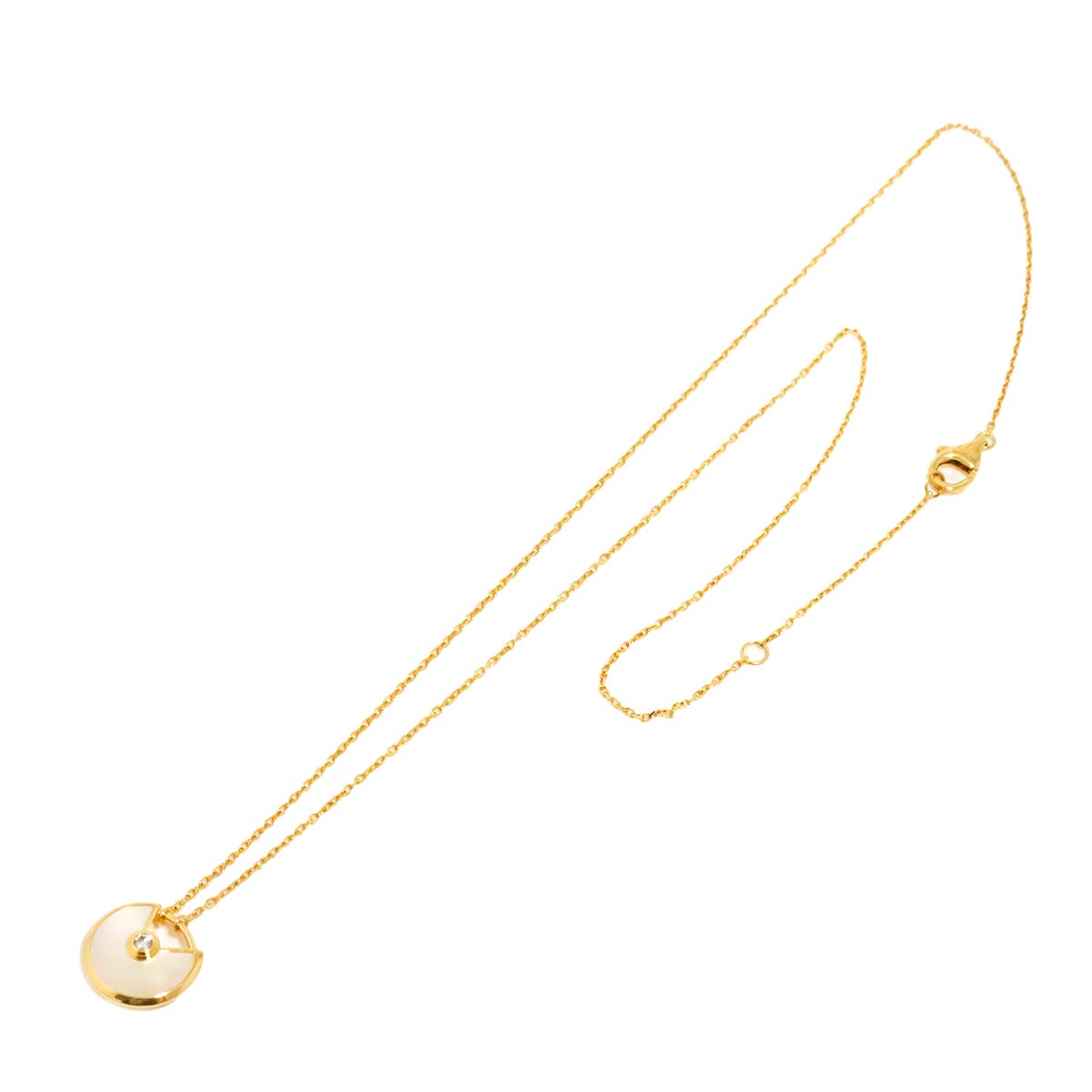 AMULETTE MOP Diamond Necklace 18K YG 750