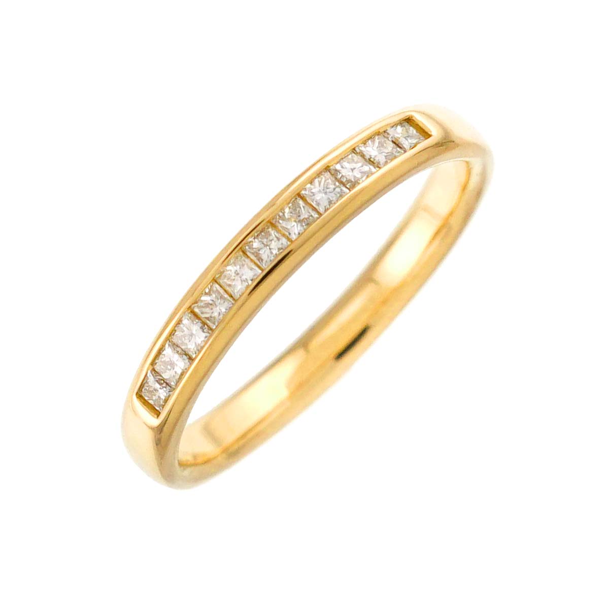 Diamond 0.16ct Ring 18K YG 750 size5.25(US)