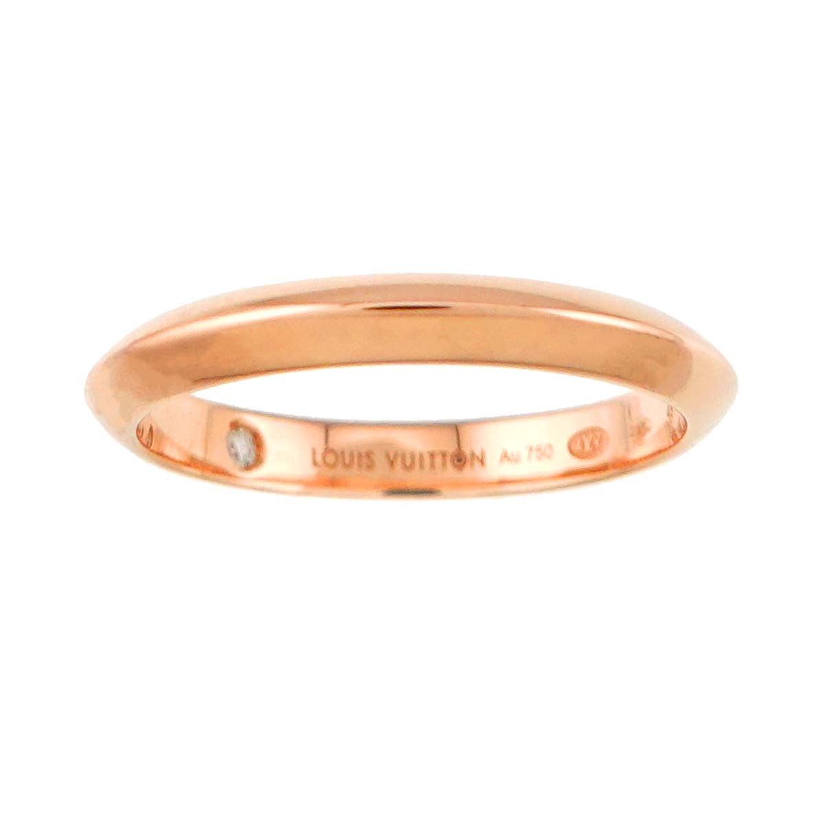 LV Diamond Ring K18 PG 750 Size48 4.5(US)