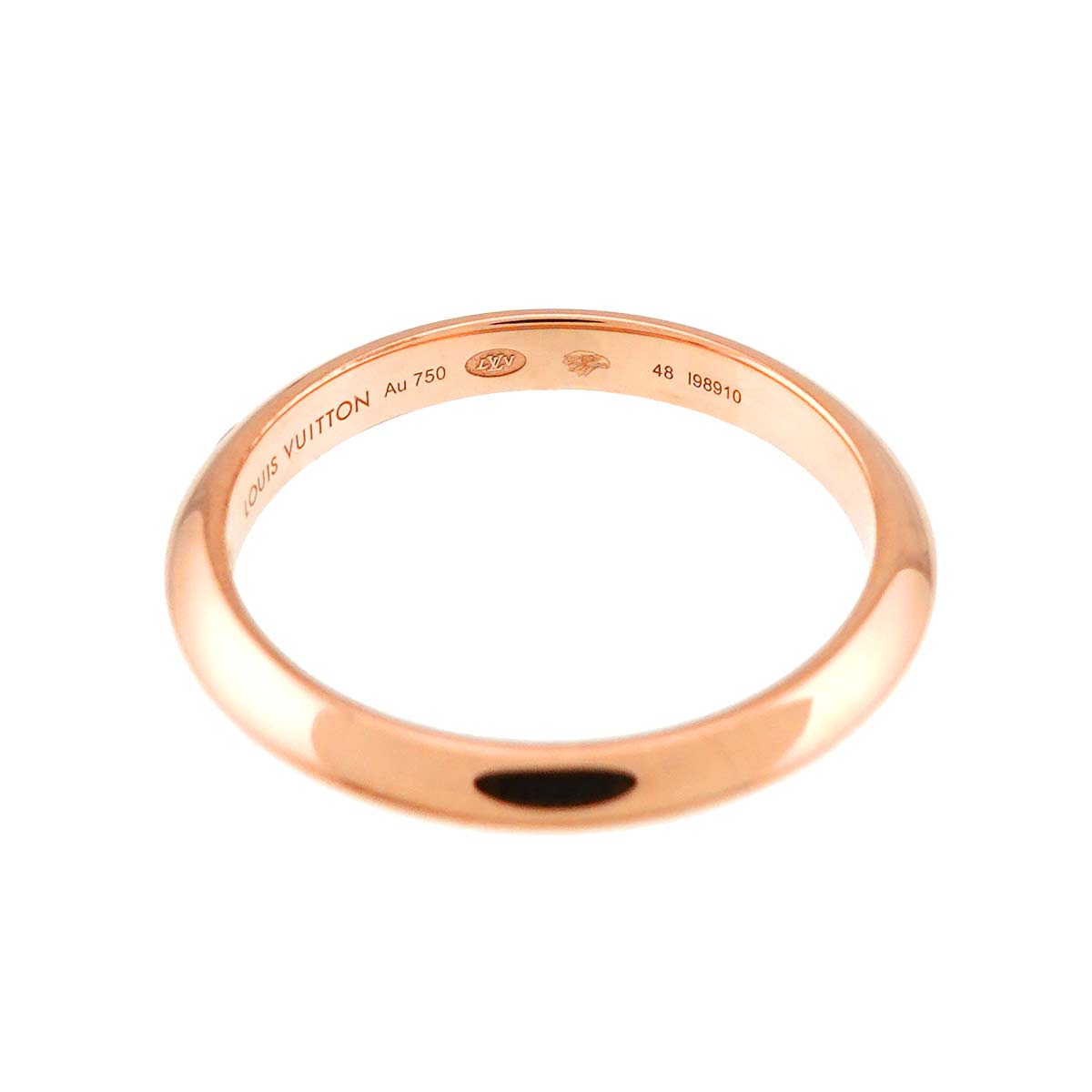 LV Diamond Ring K18 PG 750 Size48 4.5(US)