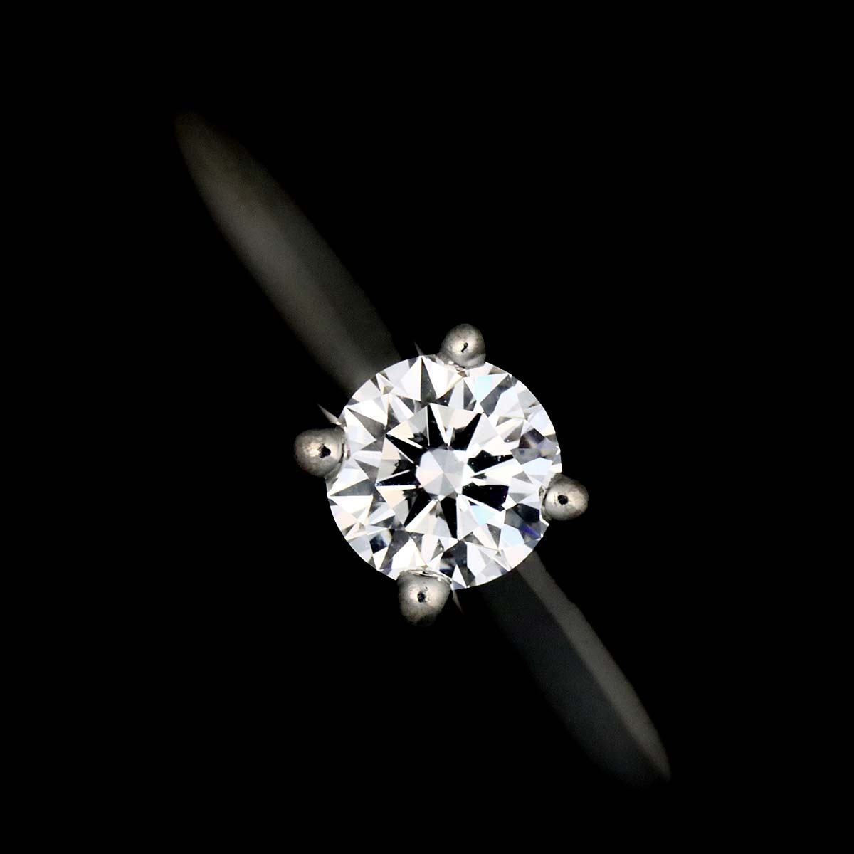 Diamond 0.24ct E/VS1/3EX Ring Pt Platinum size47 4(US)