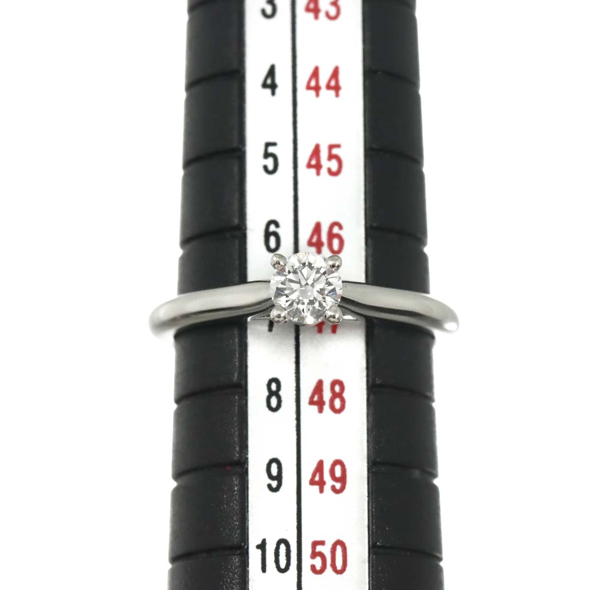 Diamond 0.24ct E/VS1/3EX Ring Pt Platinum size47 4(US)