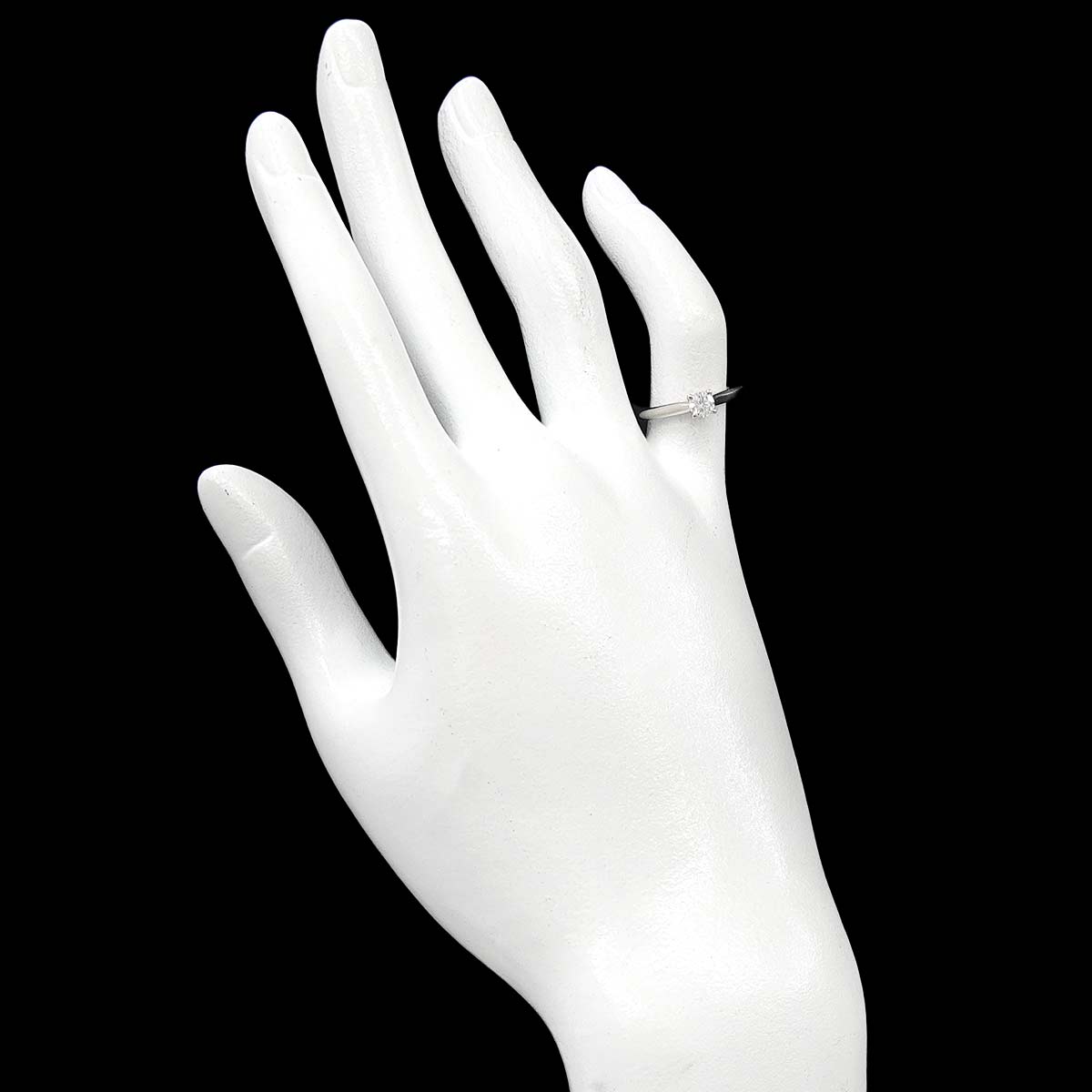 Diamond 0.24ct E/VS1/3EX Ring Pt Platinum size47 4(US)
