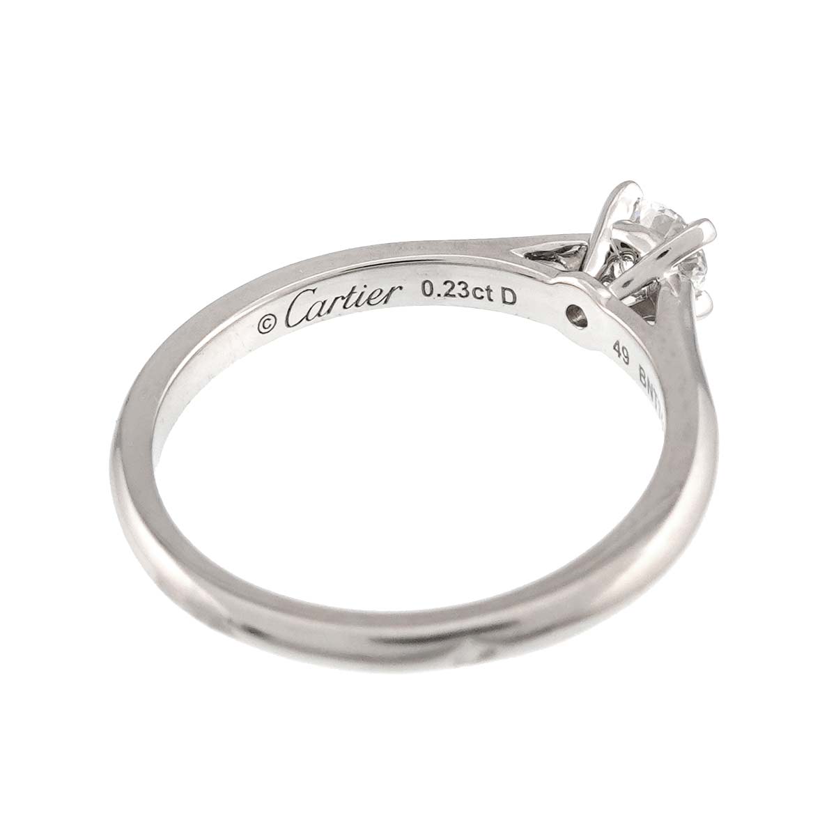 Diamond 0.23ct Ring Platinum size49 4.75-5(US)