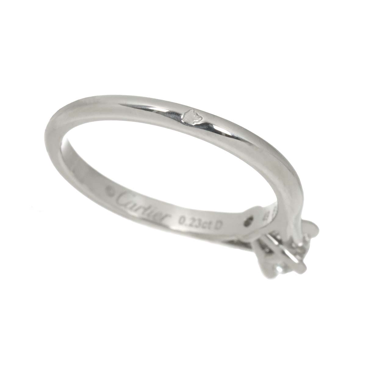 Diamond 0.23ct Ring Platinum size49 4.75-5(US)