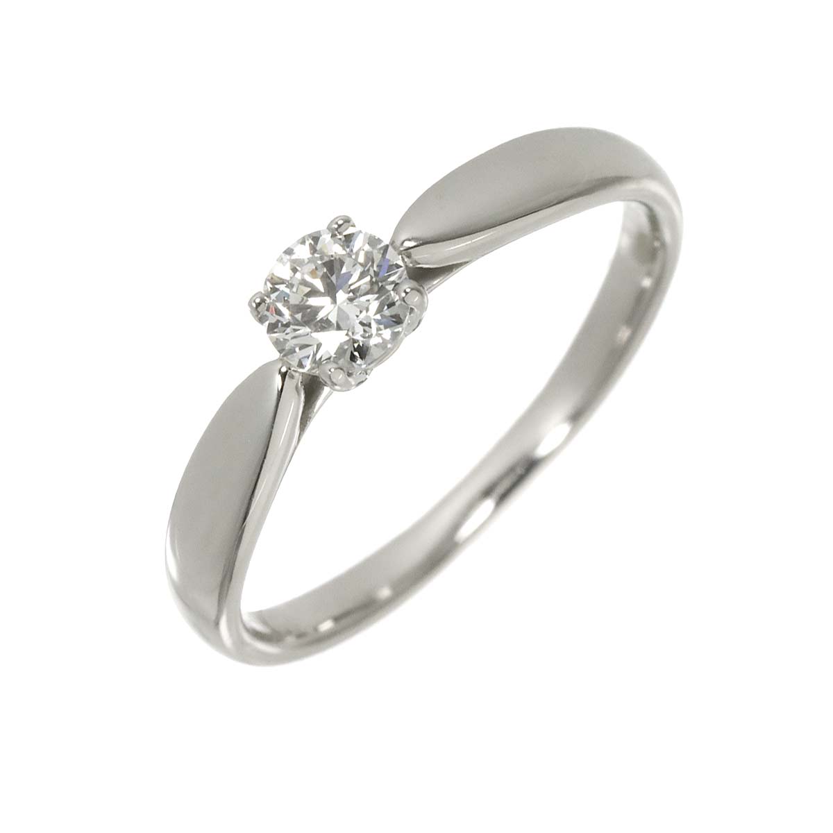 Harmony Ring Diamond 0.25ct Pt Platinum size4.5(US)
