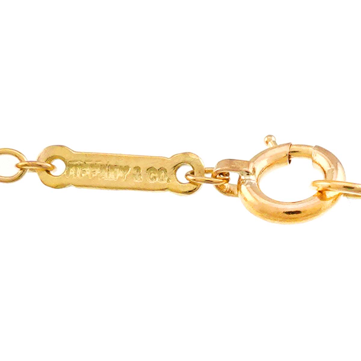 Apple motif Large Long Necklace 18K Yellow Gold 750