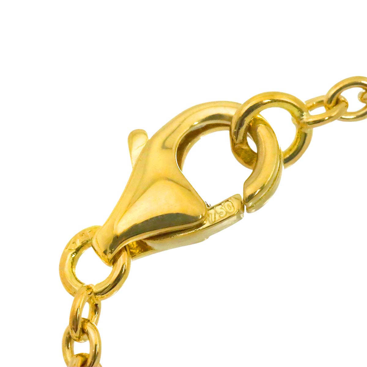 Pure Alhambra MOP Necklace 18K YG 750