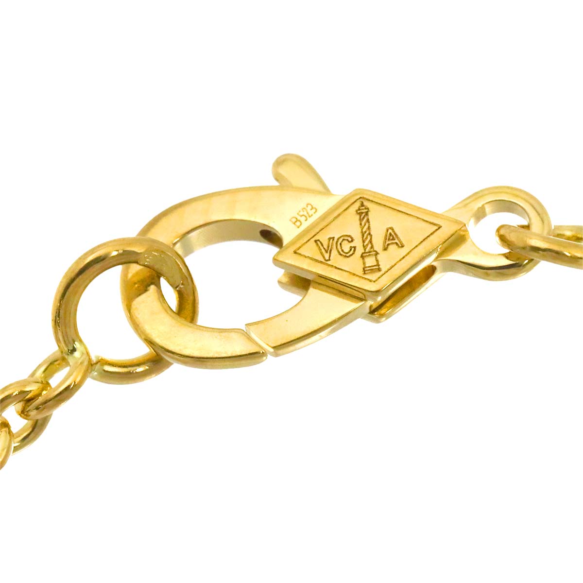 Pure Alhambra MOP Necklace 18K YG 750
