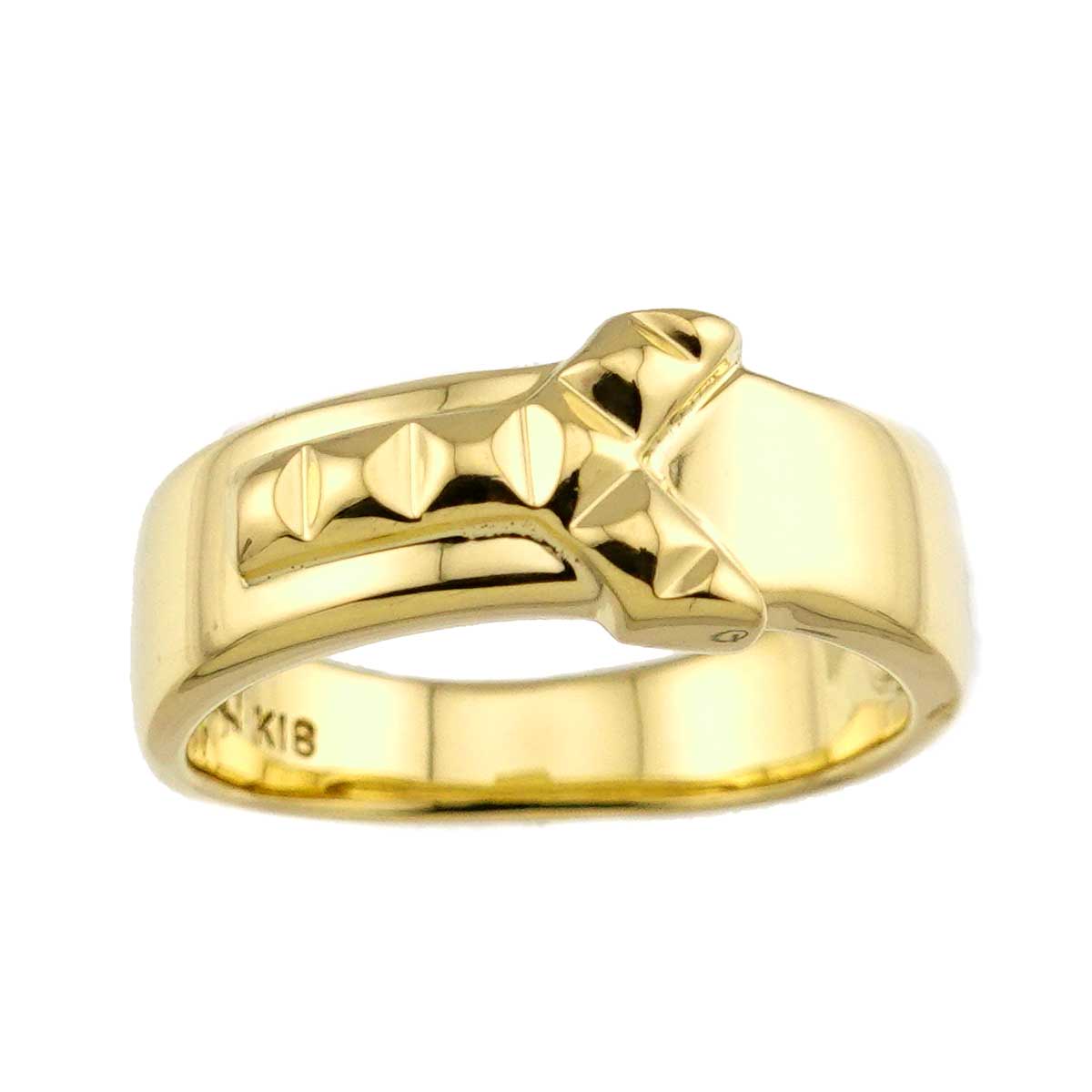Ring 18K Yellow Gold 750 size6(US)
