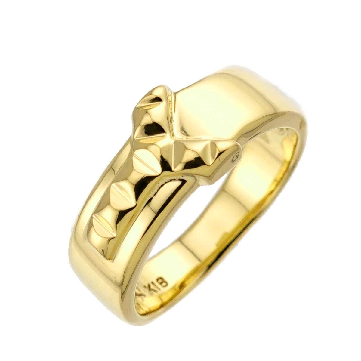 Ring 18K Yellow Gold 750 size6(US)