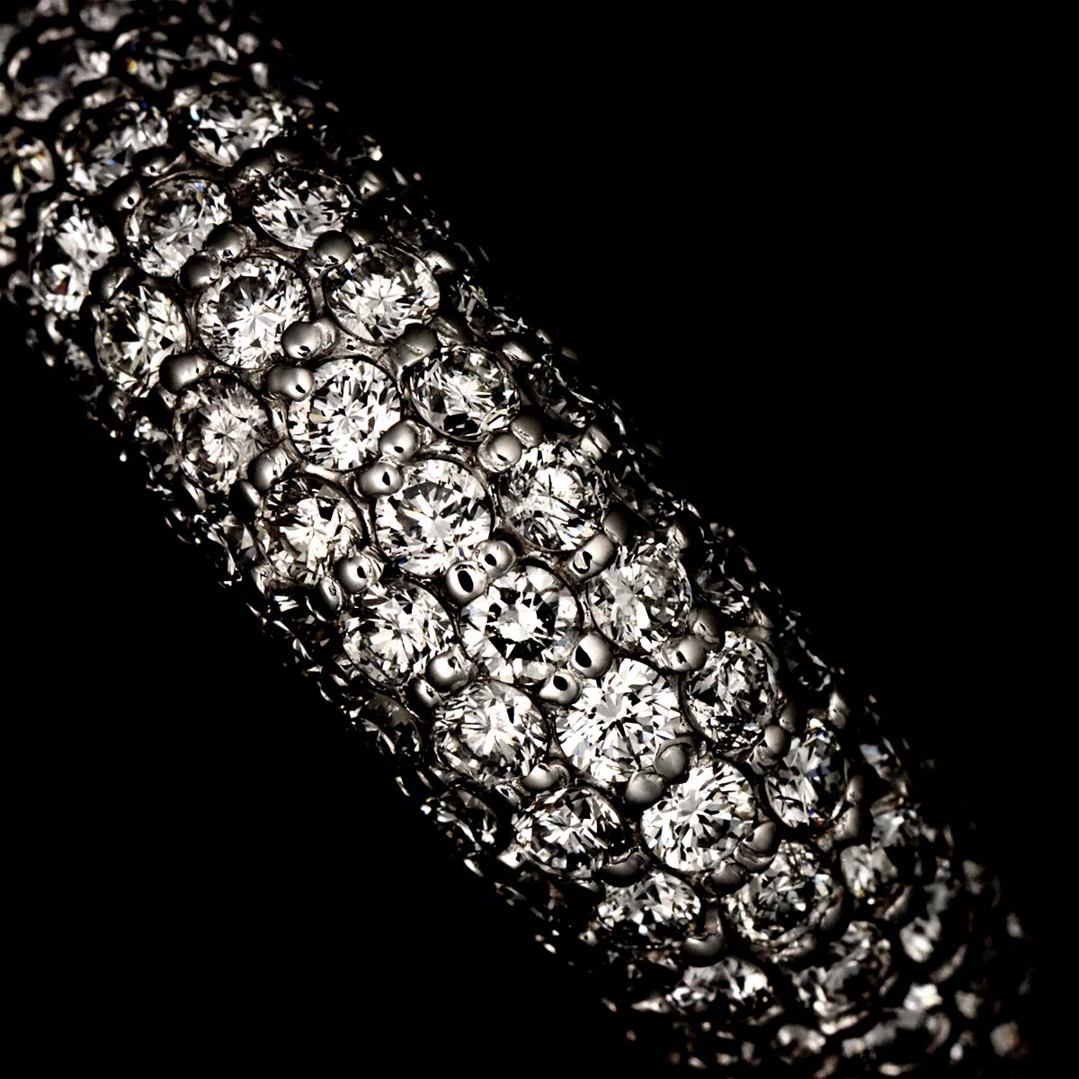 Diamond 1.70ct Ring 18K WG 750 Size5-5.25(US)