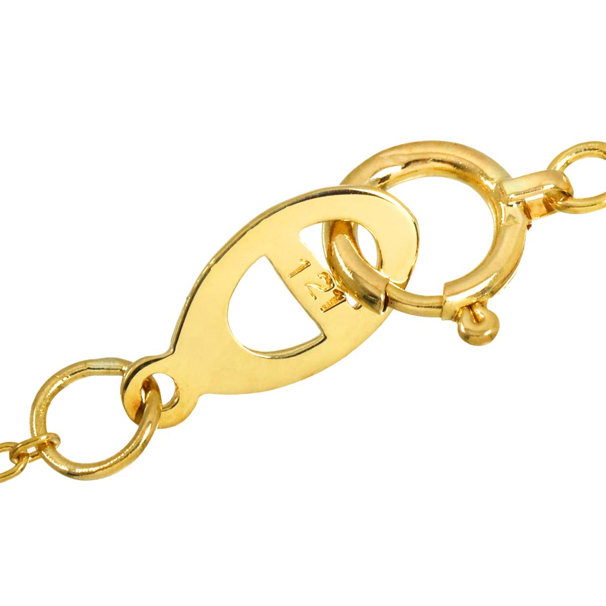 Heart Quartz Necklace 18K Yellow Gold 750