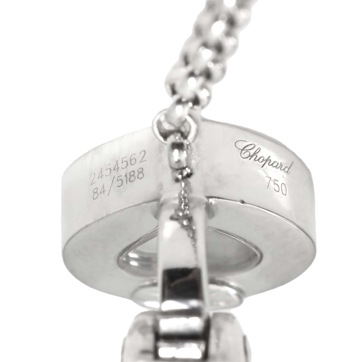 Happy Diamond Heart Earring Clip on 18K WG 750 One Piece only