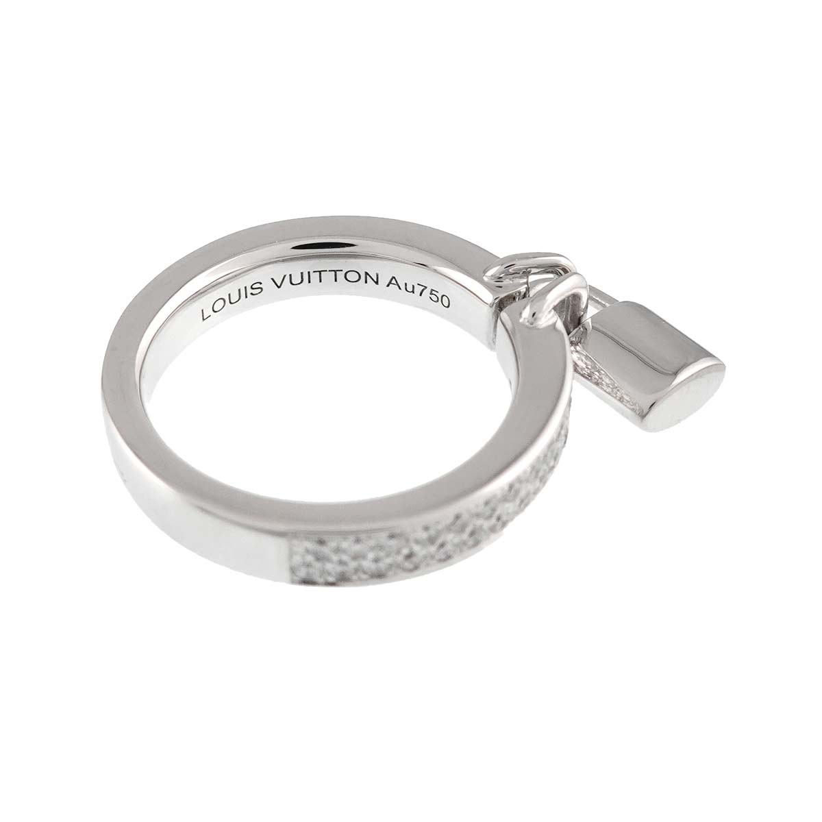 Lockit Diamond Ring 18K size51 5.5-5.75(US)