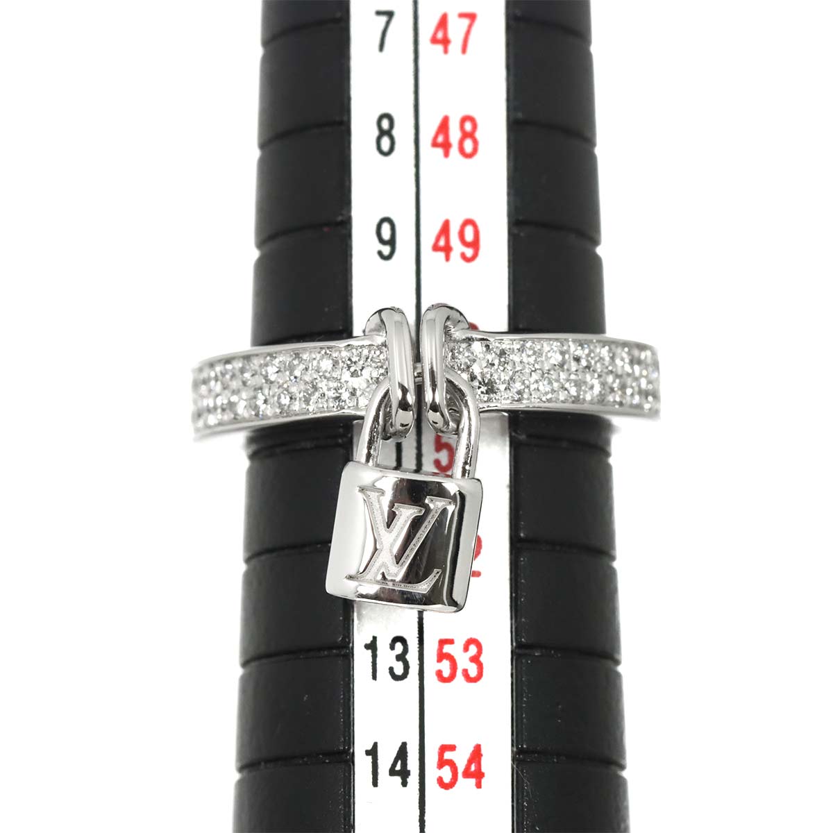 Lockit Diamond Ring 18K size51 5.5-5.75(US)