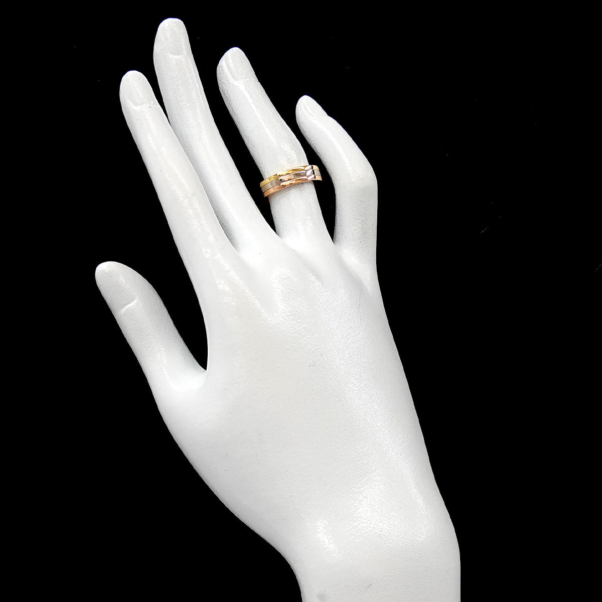 Vendome Ring 18K YG WG PG 750 size49 4.75-5(US)