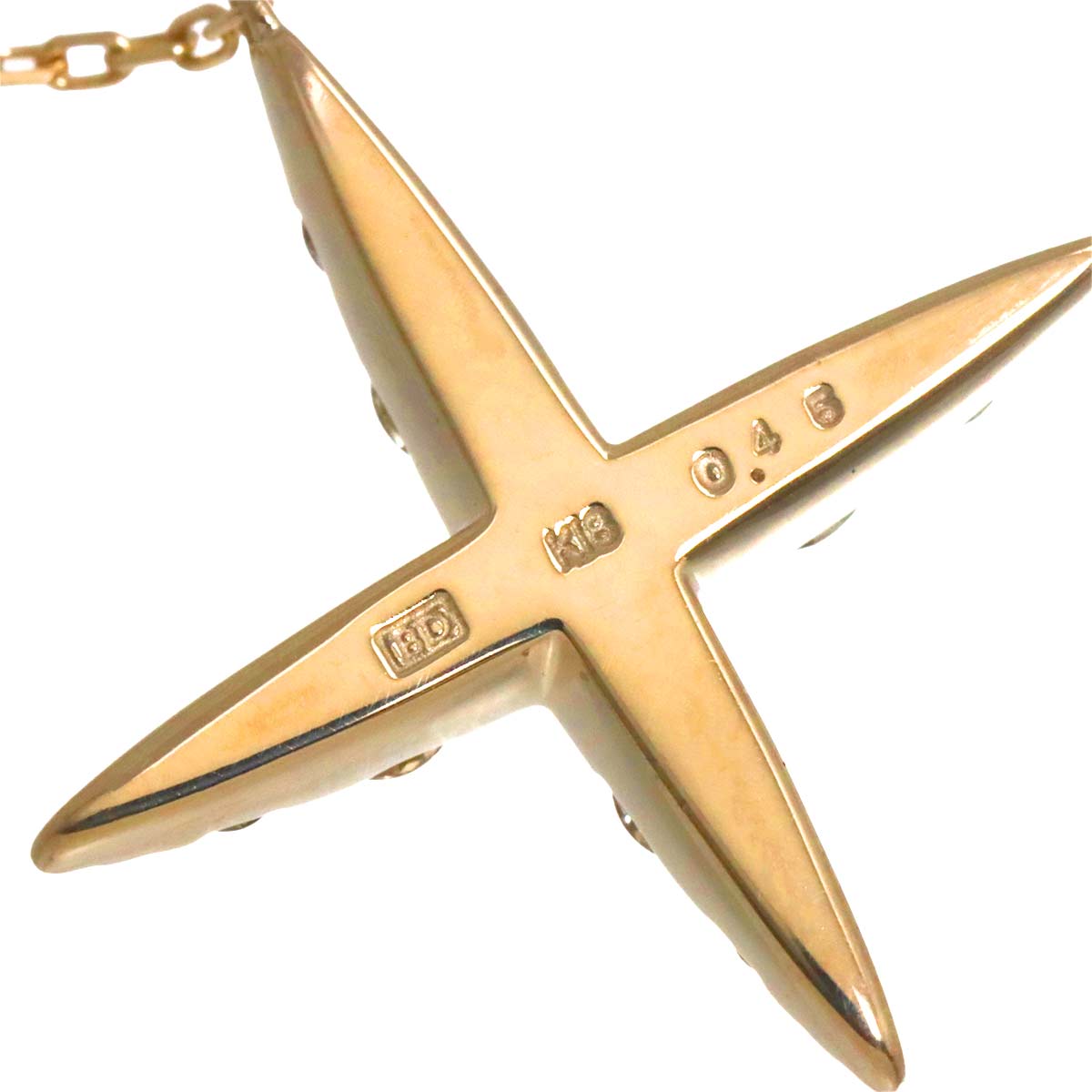 BrownDiamond 0.45ct Necklace 18K Brown Gold 750