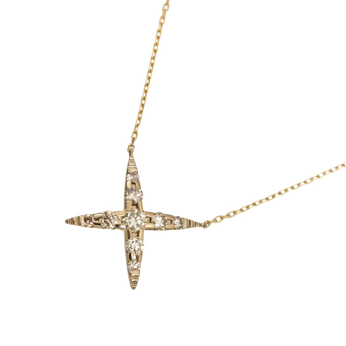 BrownDiamond 0.45ct Necklace 18K Brown Gold 750
