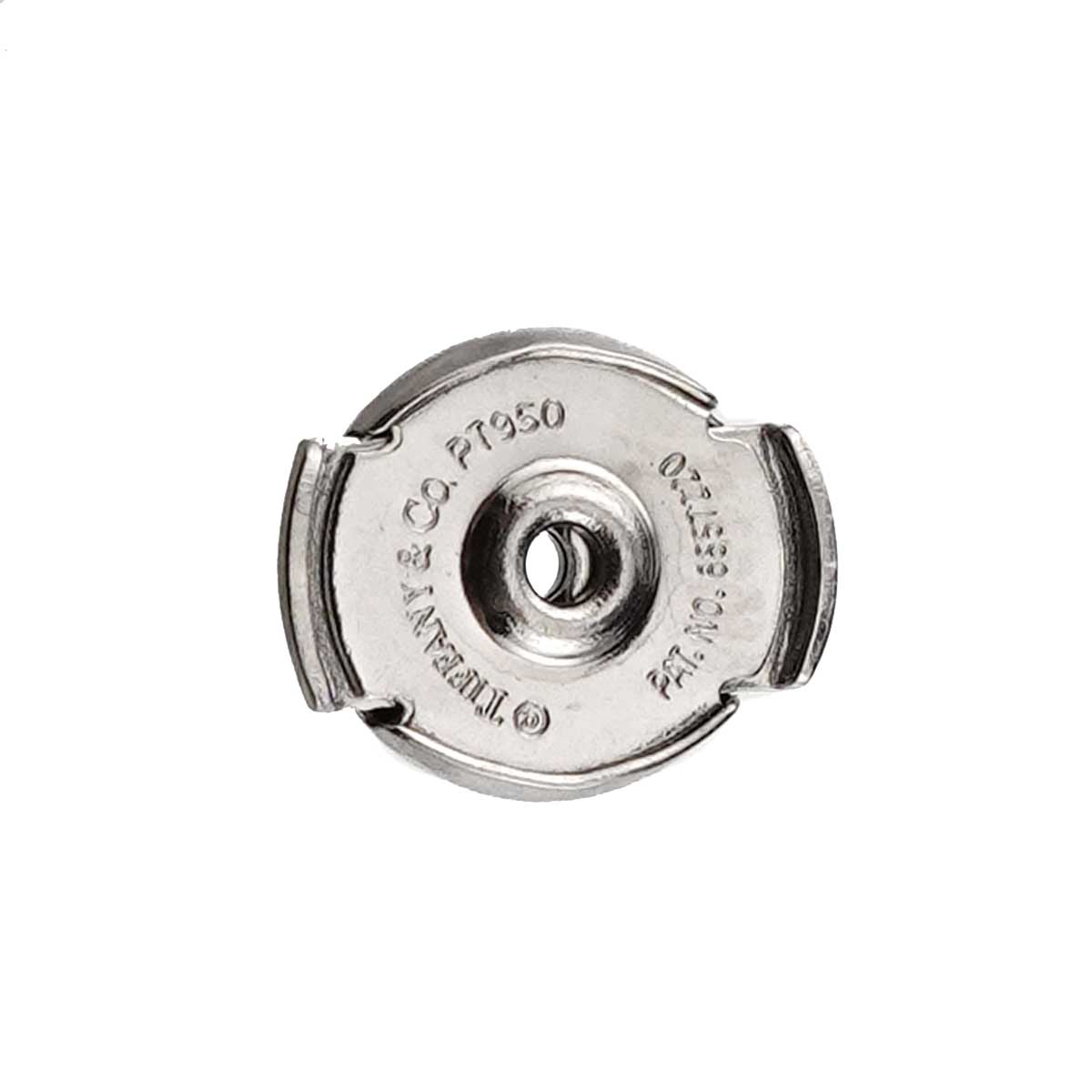 Open Circle Diamond Earrings Pierced Pt