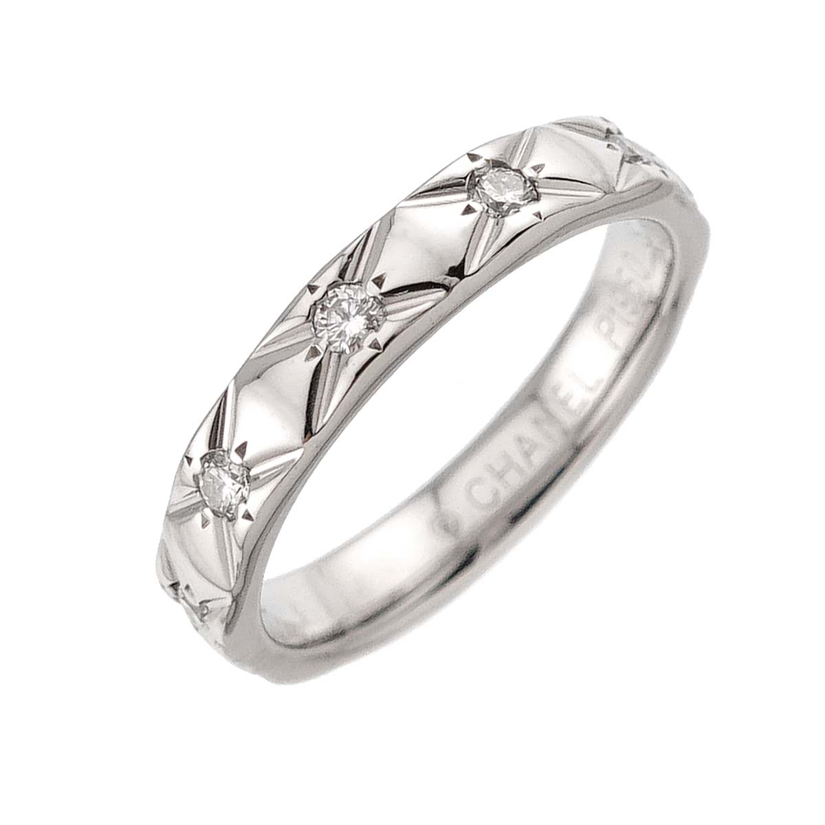 Diamond Ring Pt Platinum size48 4.5(US)