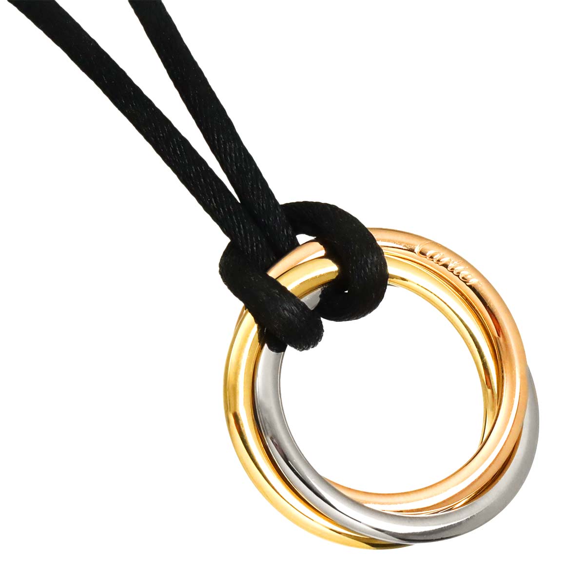 Trinity Necklace 18K YG WG PG 750